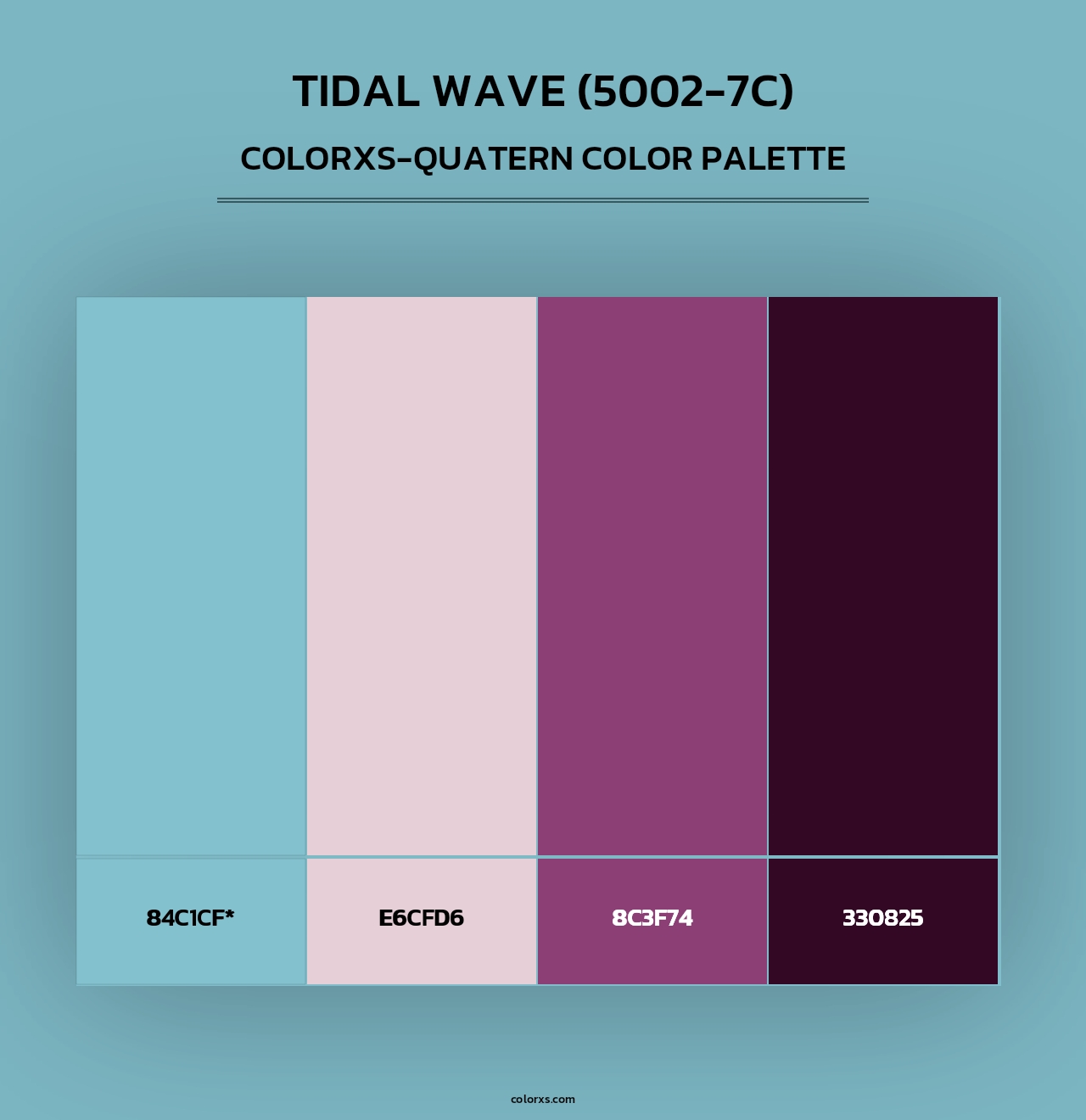 Tidal Wave (5002-7C) - Colorxs Quad Palette