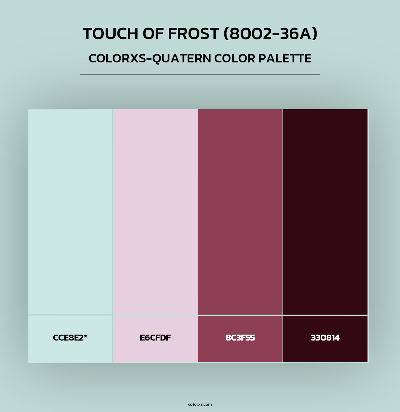 Touch of Frost (8002-36A) - Colorxs Quad Palette