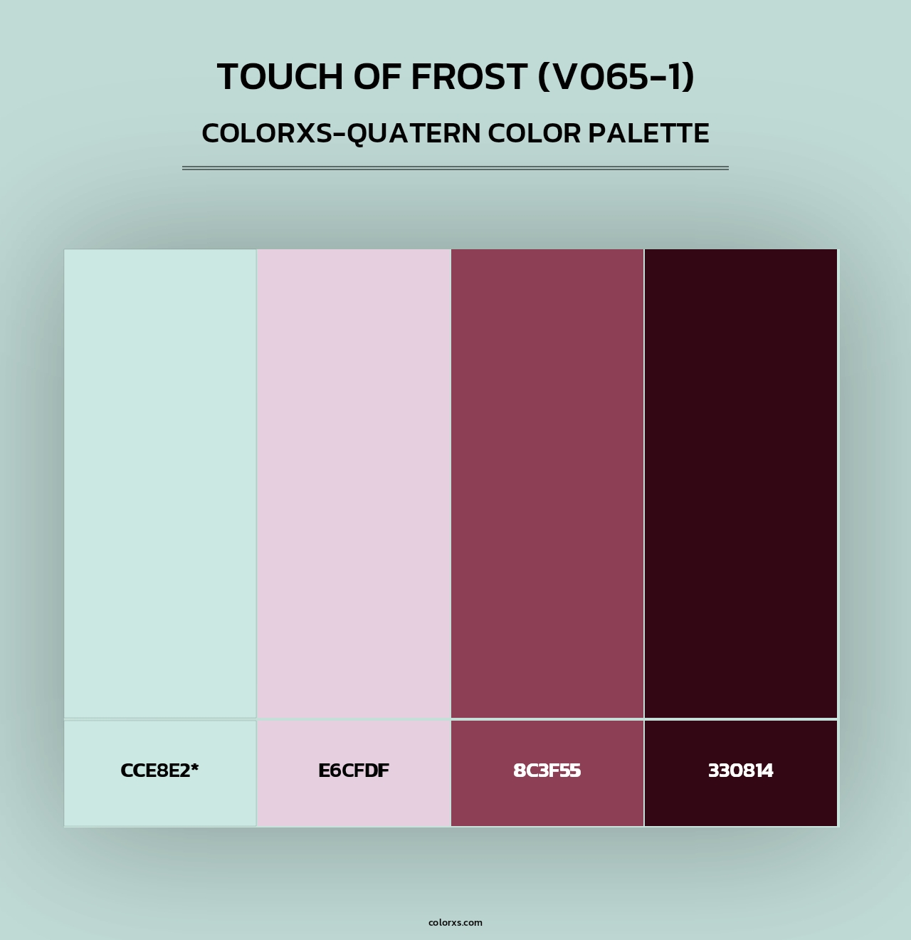 Touch of Frost (V065-1) - Colorxs Quad Palette