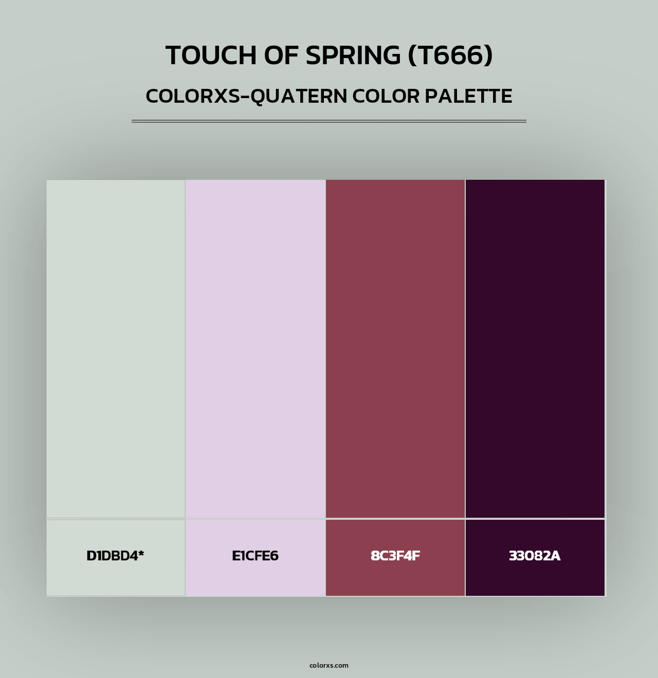 Touch of Spring (T666) - Colorxs Quad Palette