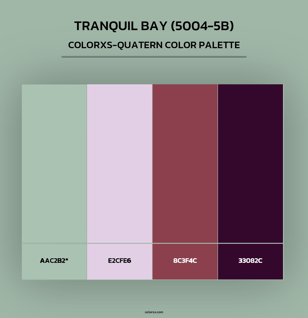 Tranquil Bay (5004-5B) - Colorxs Quad Palette