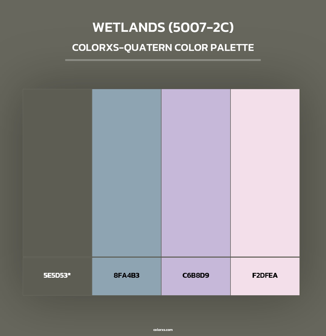 Wetlands (5007-2C) - Colorxs Quad Palette