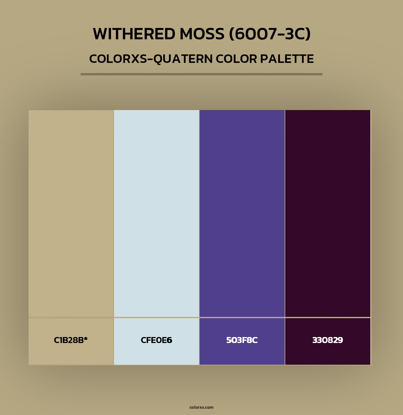 Withered Moss (6007-3C) - Colorxs Quad Palette