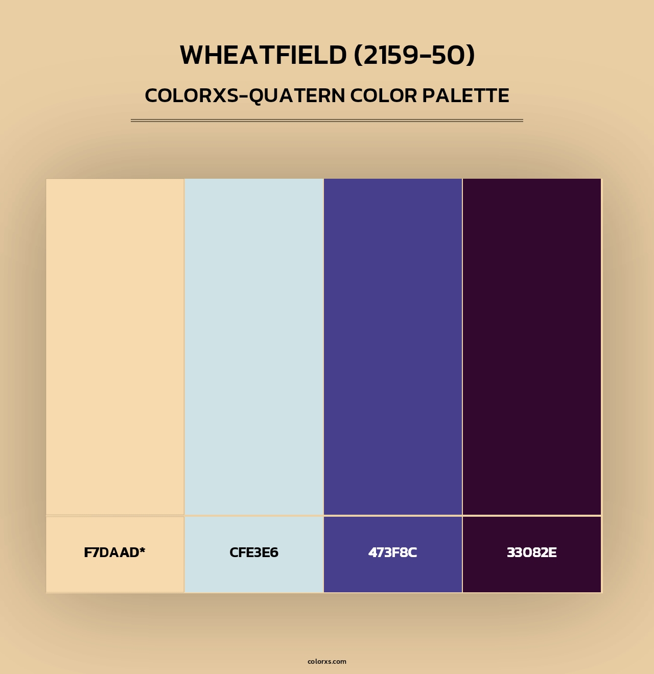 Wheatfield (2159-50) - Colorxs Quad Palette