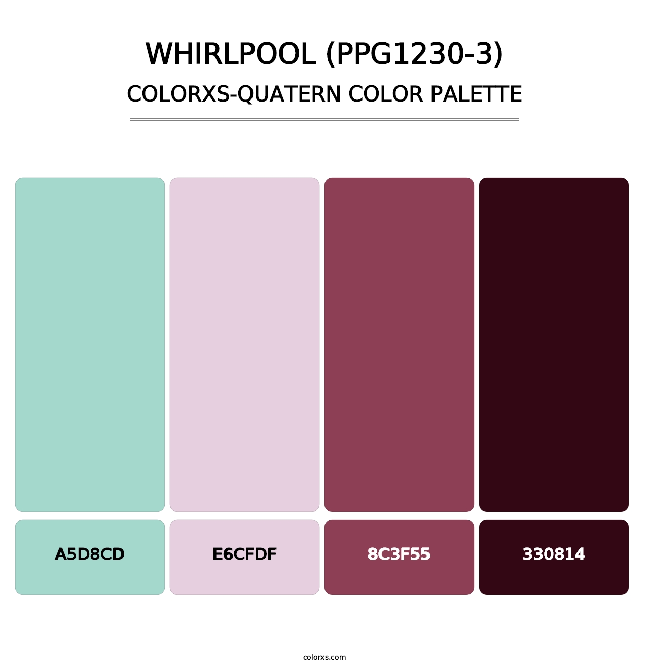 Whirlpool (PPG1230-3) - Colorxs Quatern Palette
