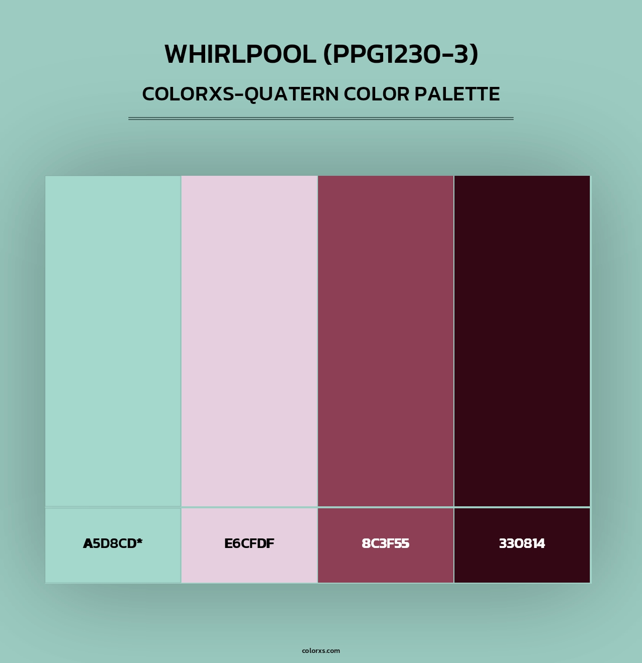 Whirlpool (PPG1230-3) - Colorxs Quad Palette