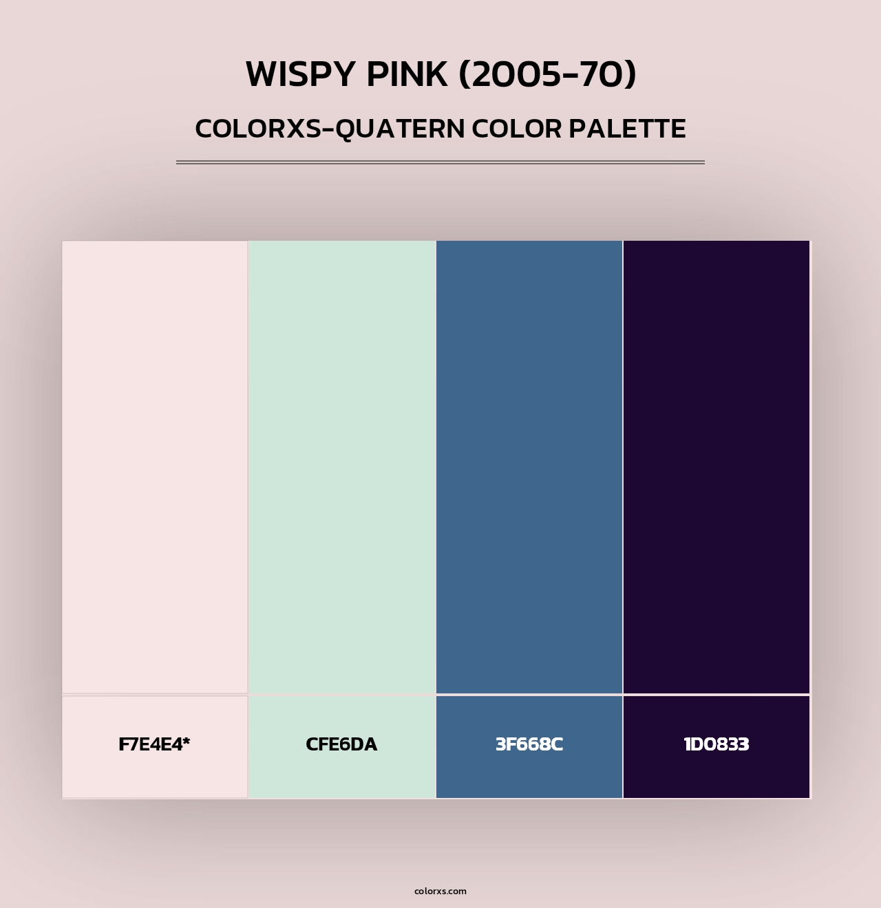 Wispy Pink (2005-70) - Colorxs Quad Palette