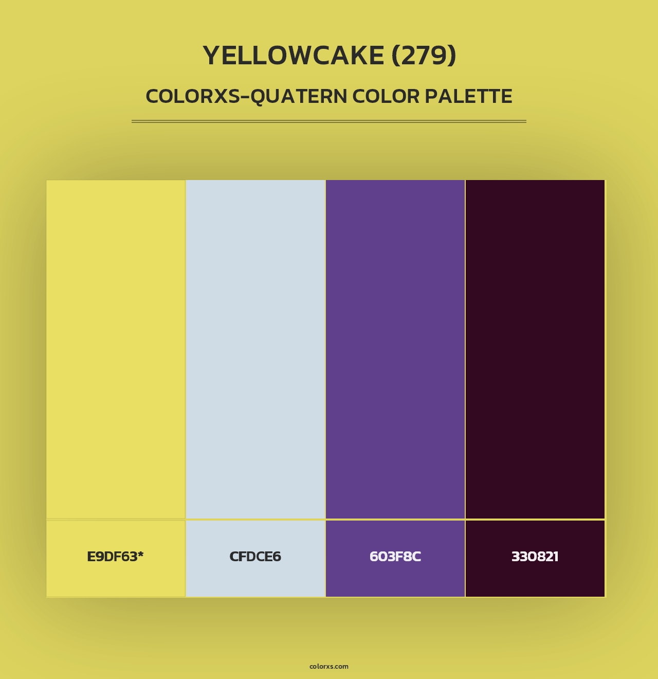 Yellowcake (279) - Colorxs Quad Palette