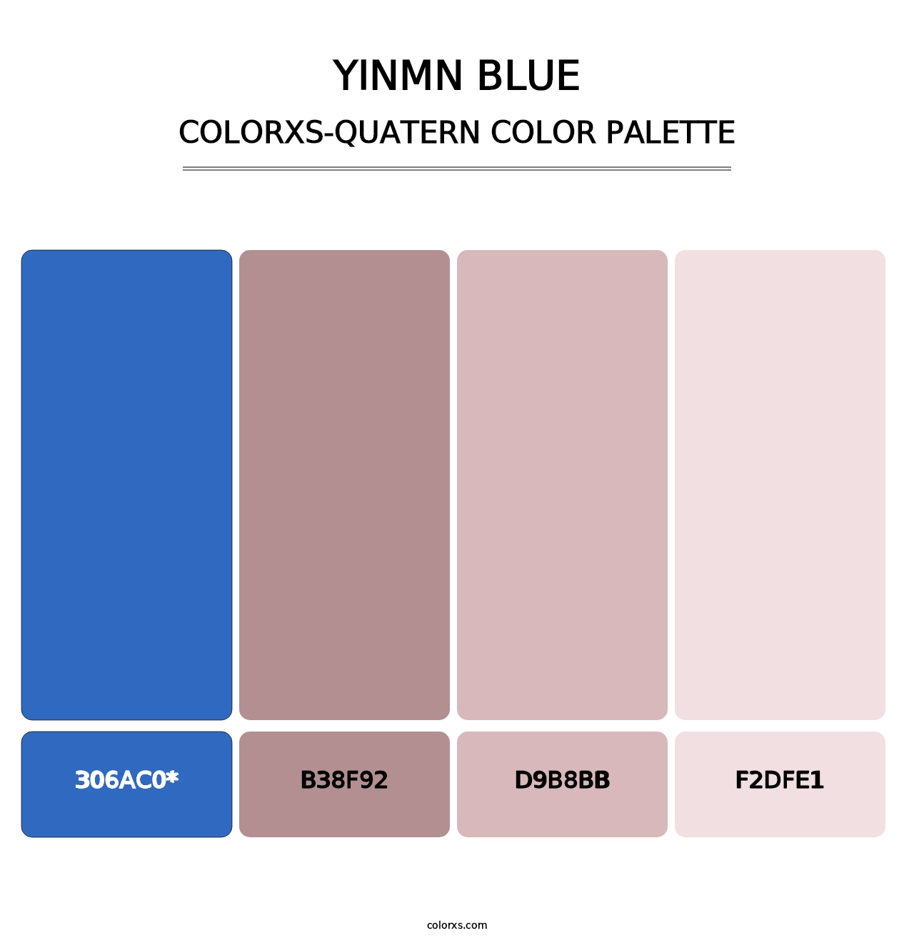 YInMn Blue - Colorxs Quatern Palette