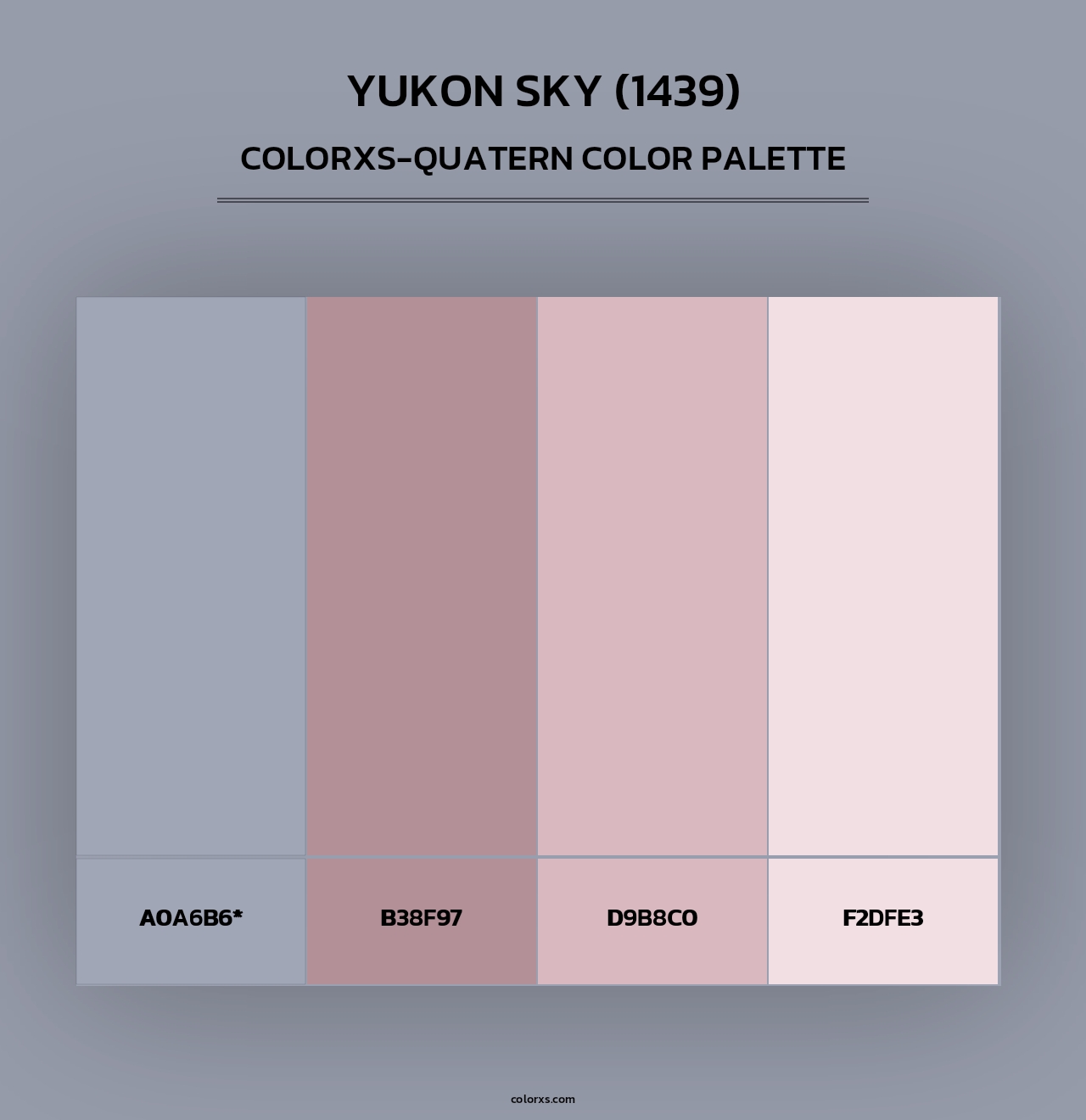 Yukon Sky (1439) - Colorxs Quad Palette