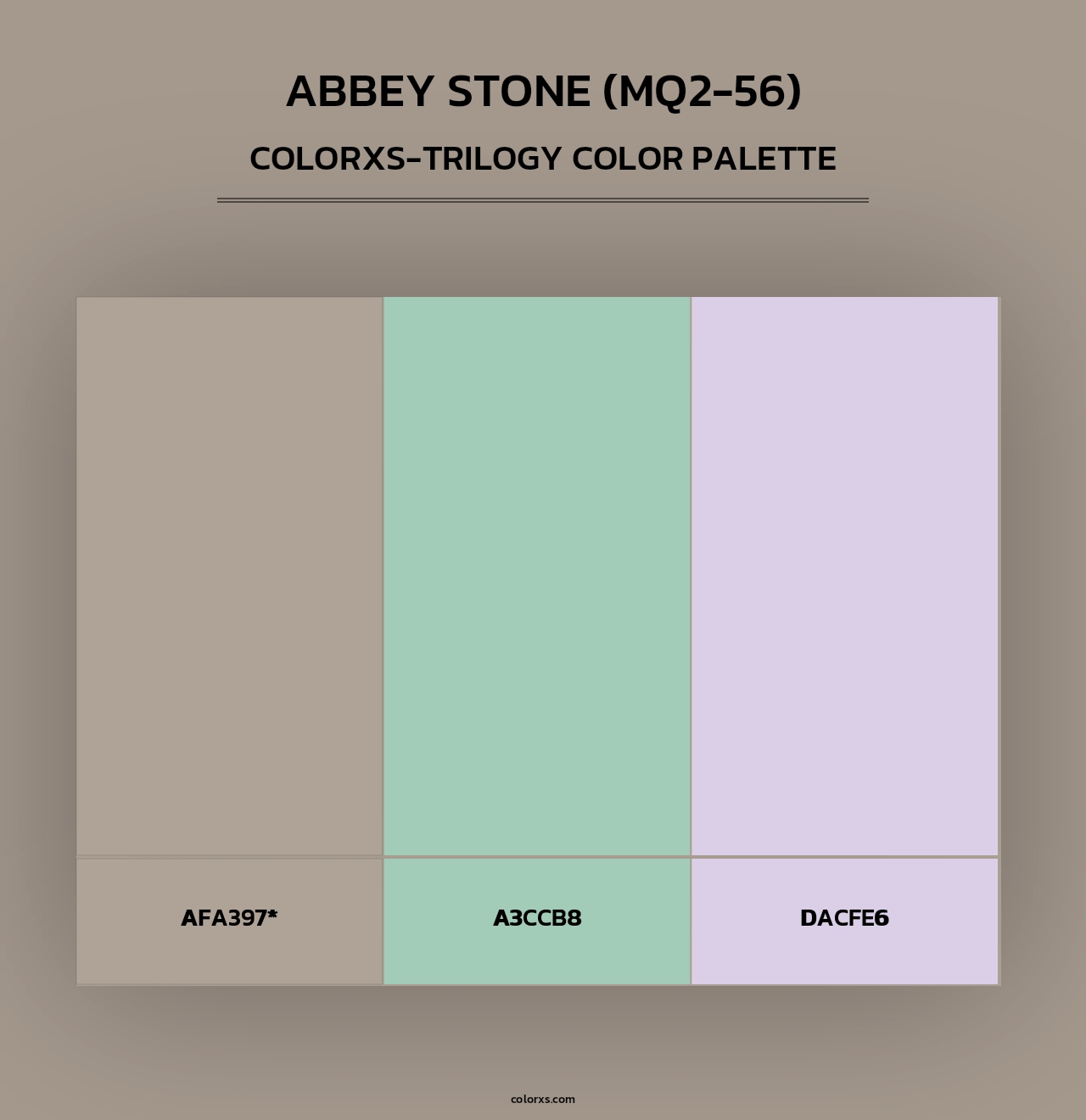 Abbey Stone (MQ2-56) - Colorxs Trilogy Palette