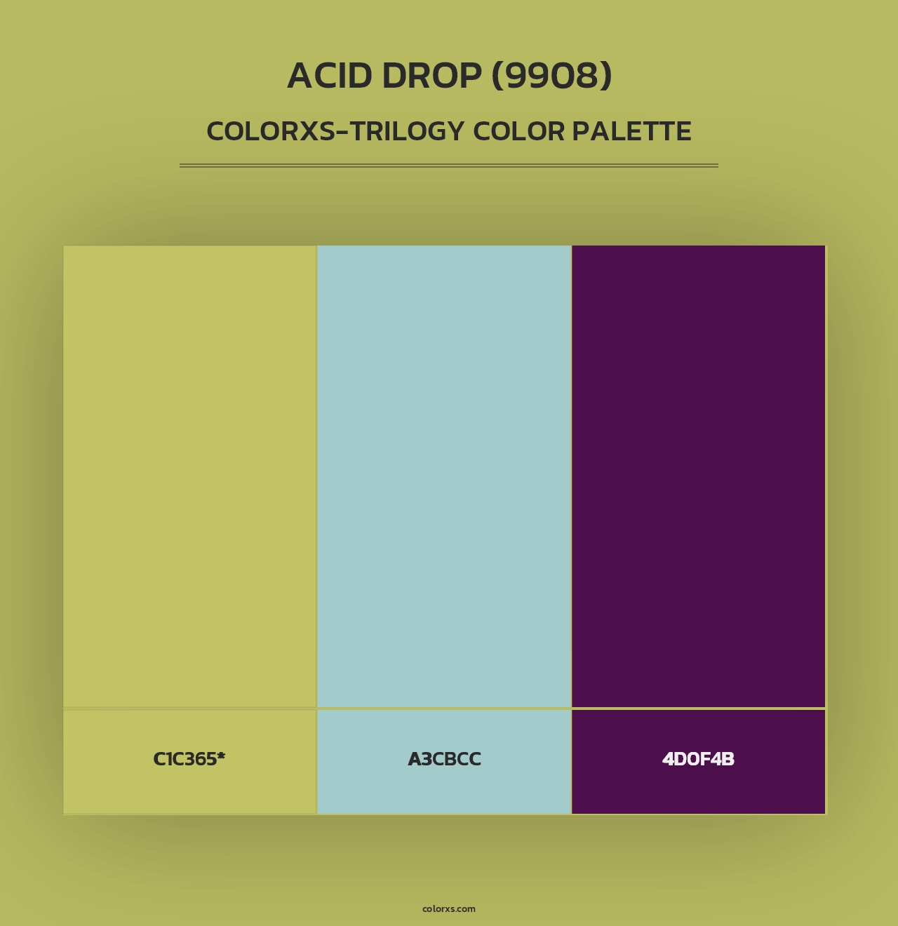 Acid Drop (9908) - Colorxs Trilogy Palette