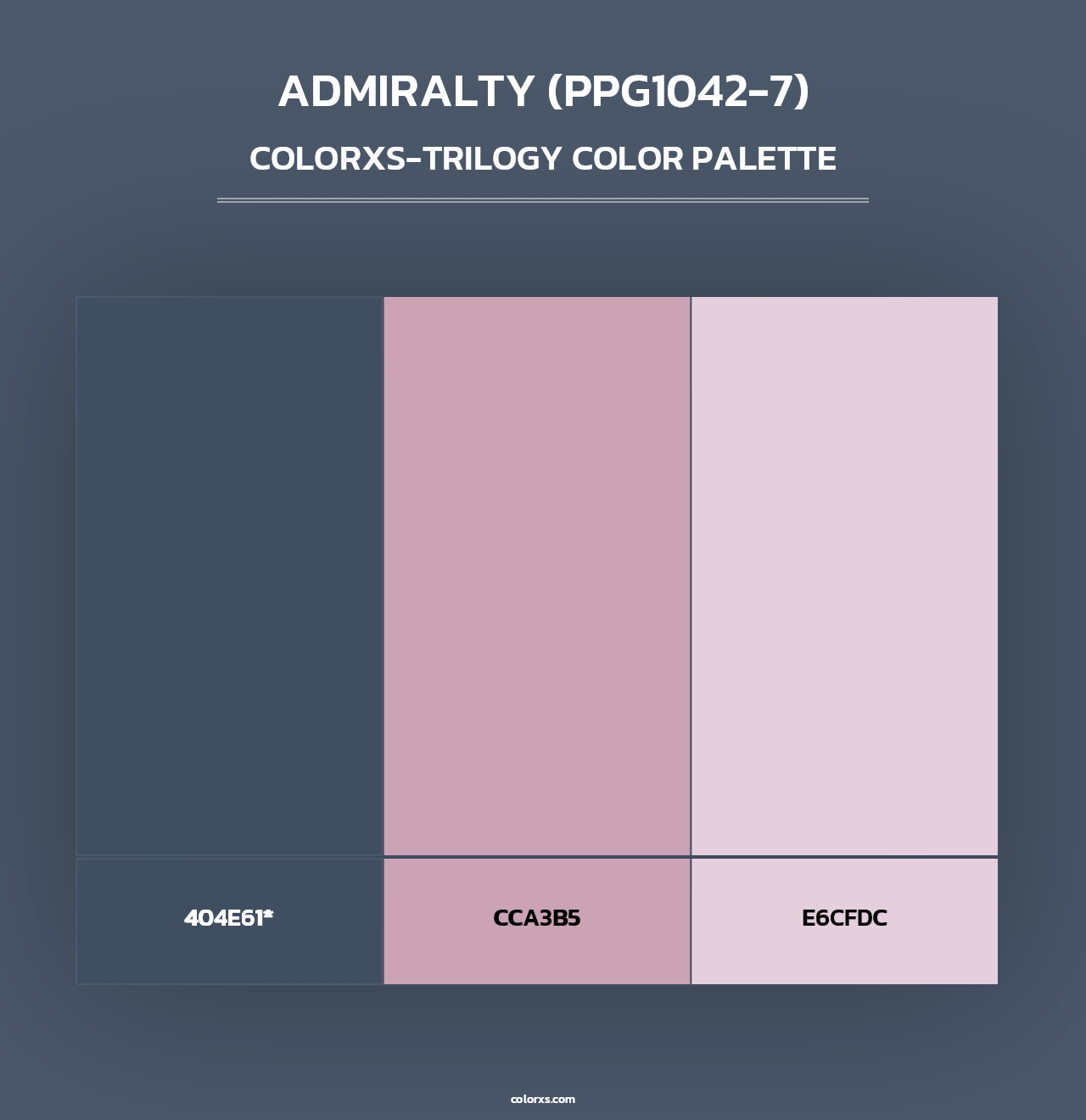 Admiralty (PPG1042-7) - Colorxs Trilogy Palette