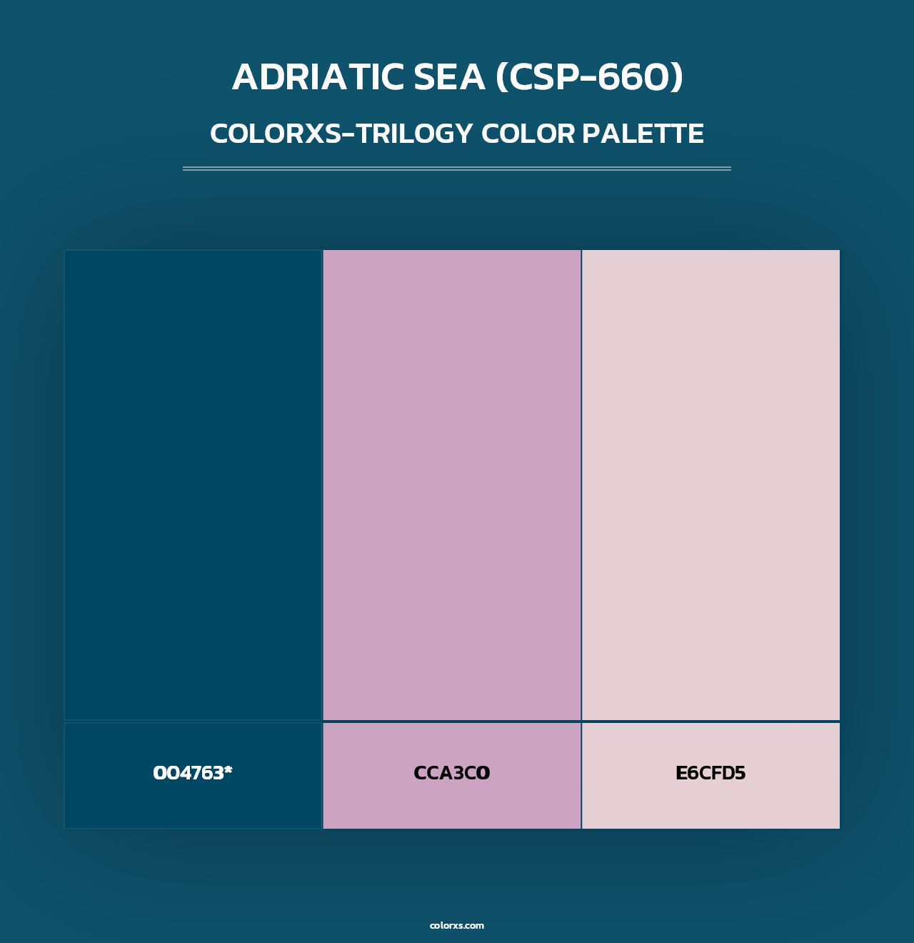 Adriatic Sea (CSP-660) - Colorxs Trilogy Palette