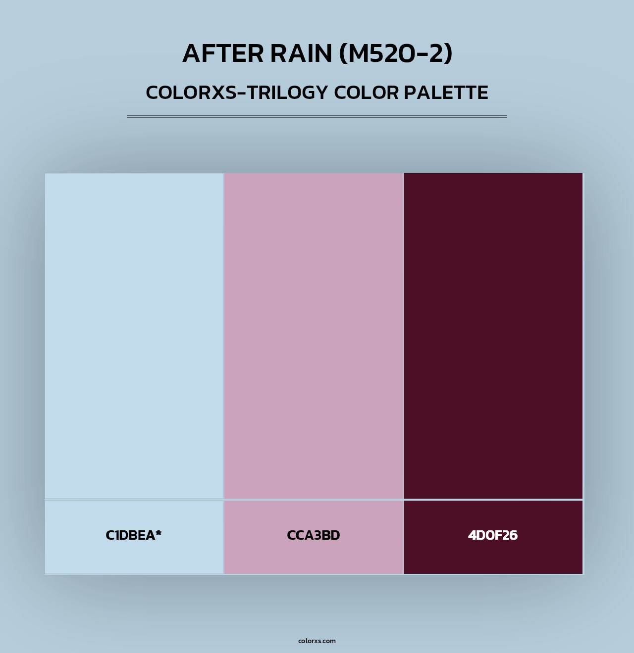 After Rain (M520-2) - Colorxs Trilogy Palette