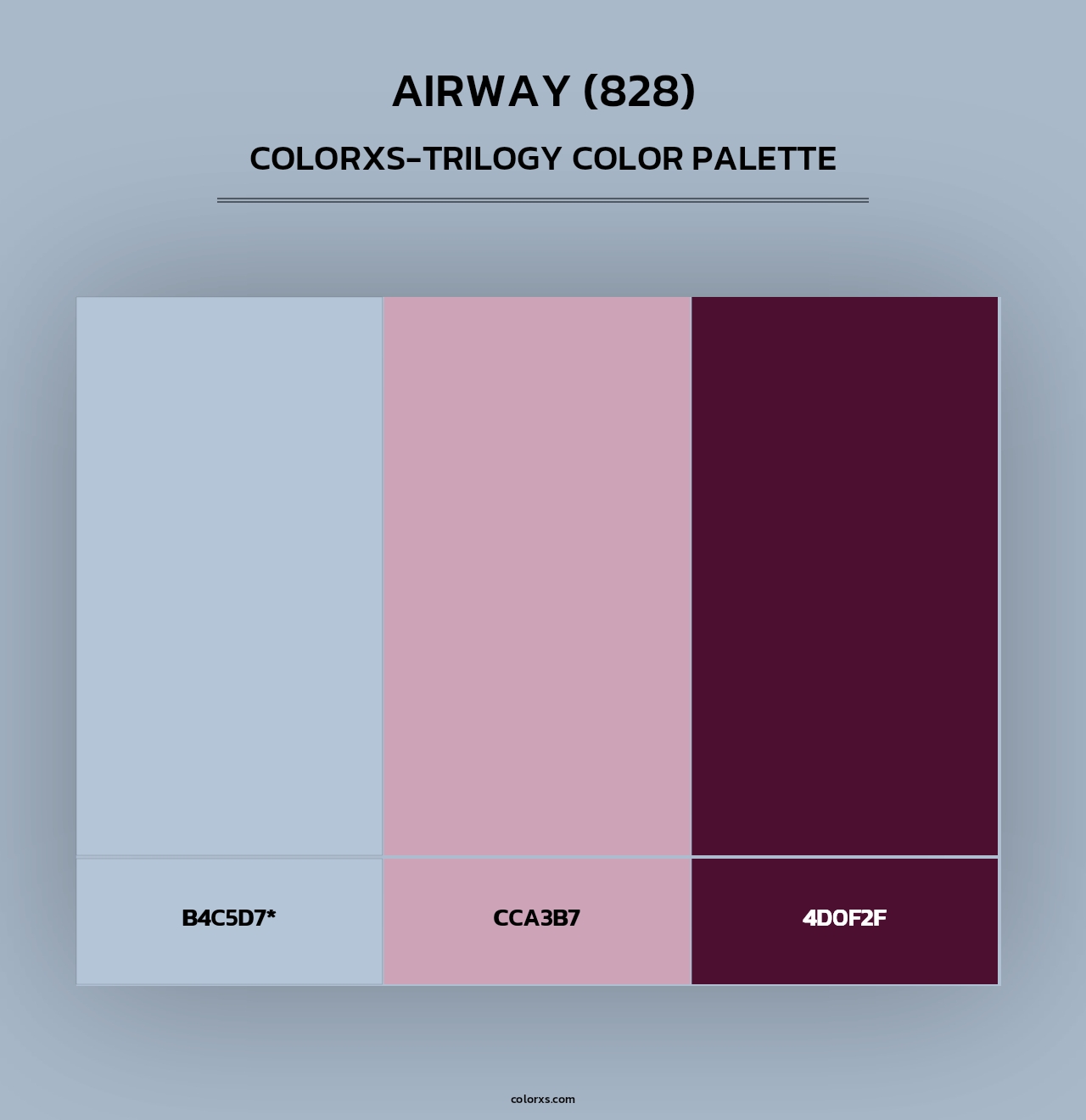 Airway (828) - Colorxs Trilogy Palette