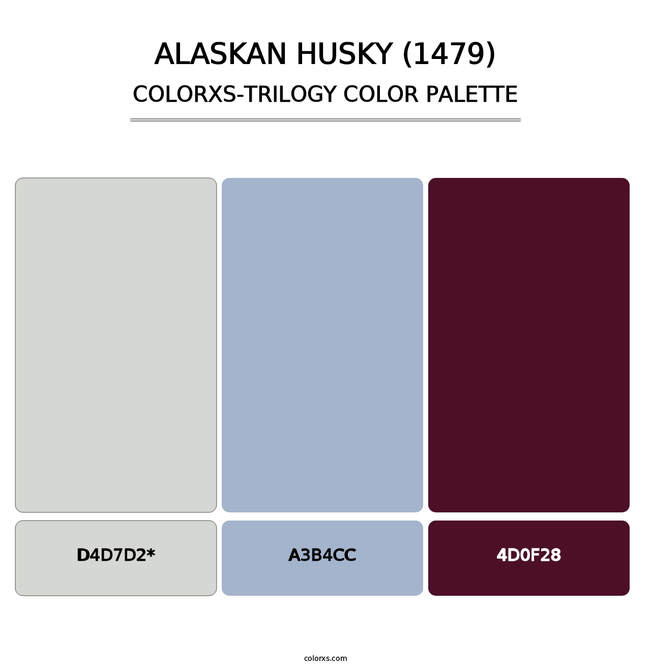 Alaskan Husky (1479) - Colorxs Trilogy Palette