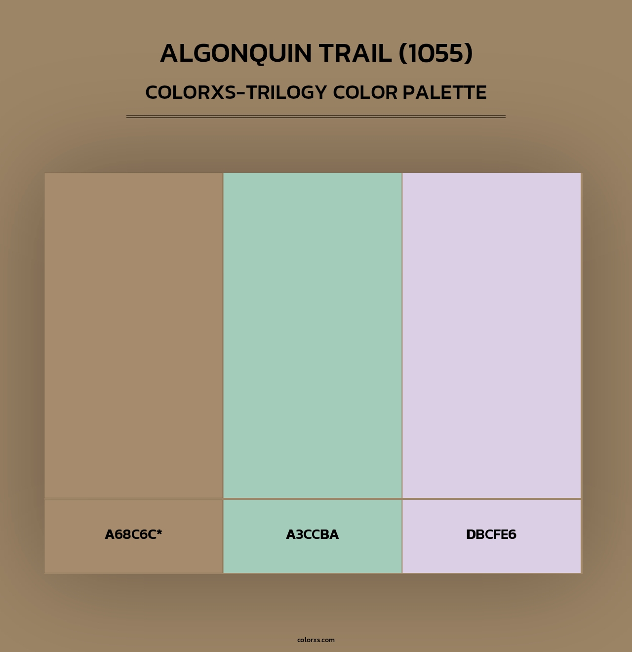 Algonquin Trail (1055) - Colorxs Trilogy Palette