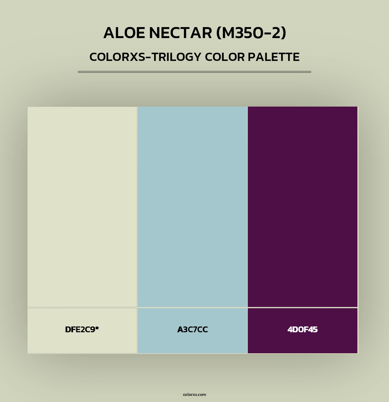 Aloe Nectar (M350-2) - Colorxs Trilogy Palette