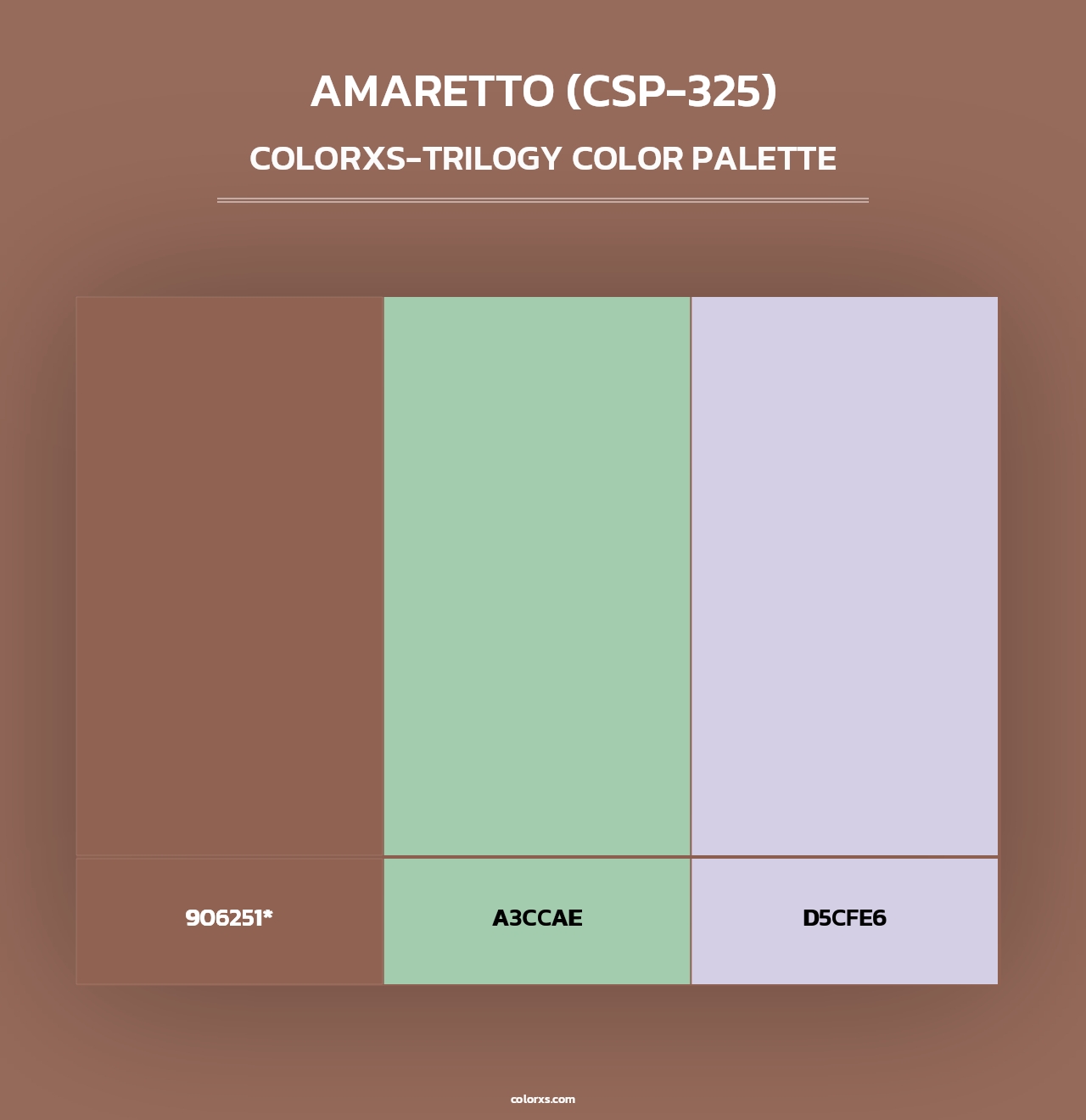 Amaretto (CSP-325) - Colorxs Trilogy Palette