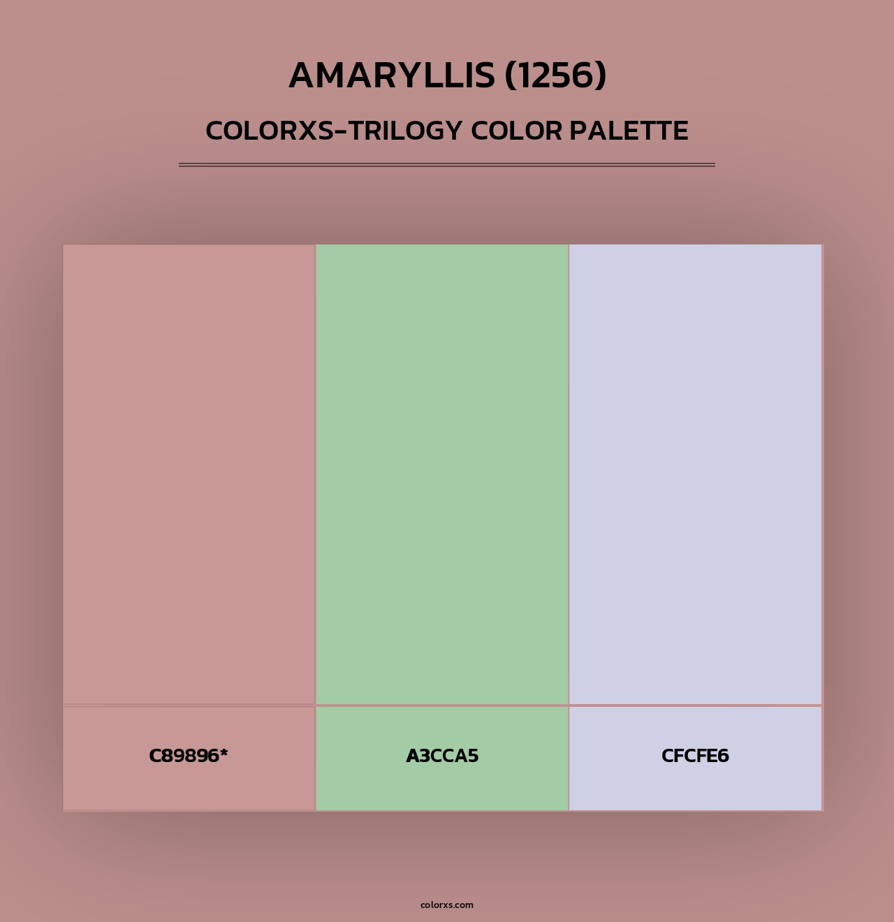 Amaryllis (1256) - Colorxs Trilogy Palette