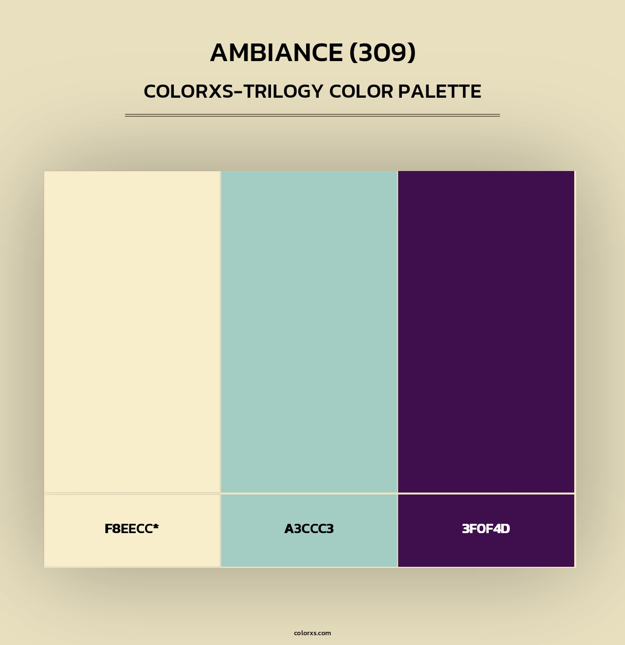 Ambiance (309) - Colorxs Trilogy Palette