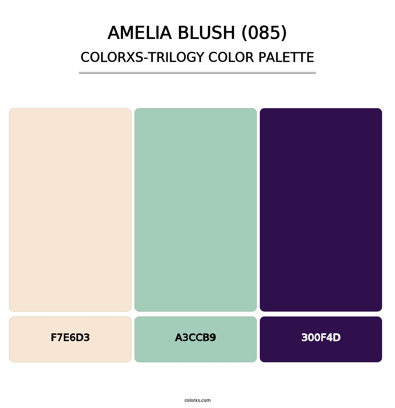 Amelia Blush (085) - Colorxs Trilogy Palette