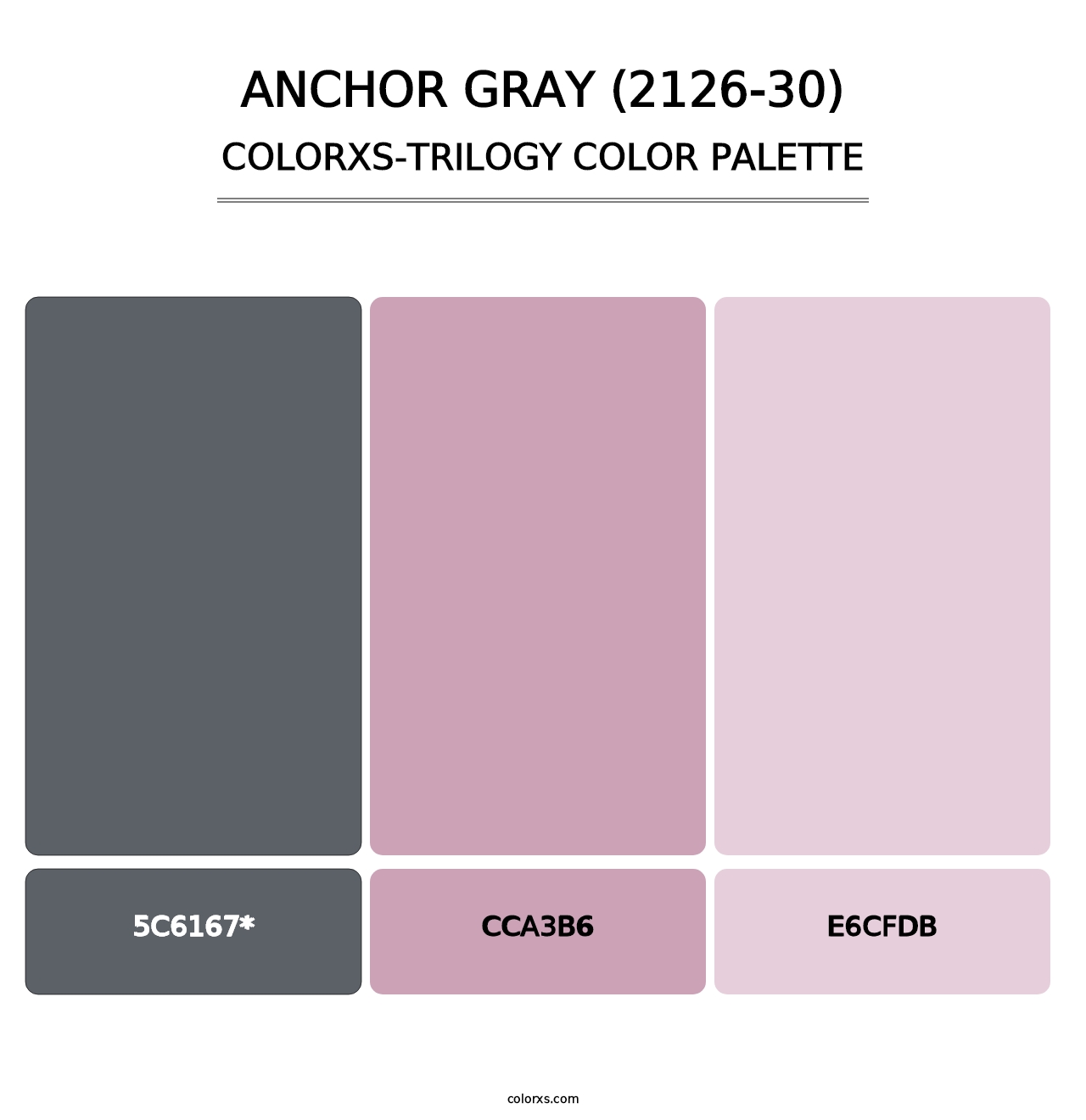 Anchor Gray (2126-30) - Colorxs Trilogy Palette