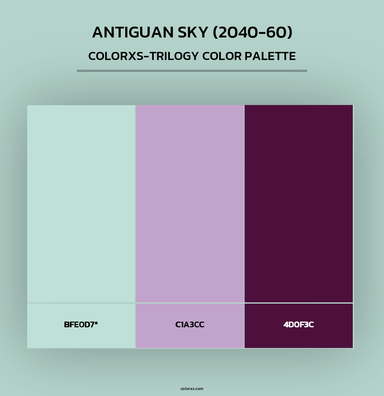 Antiguan Sky (2040-60) - Colorxs Trilogy Palette
