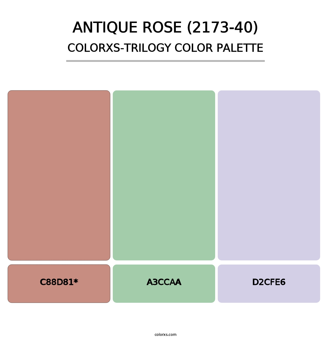 Antique Rose (2173-40) - Colorxs Trilogy Palette