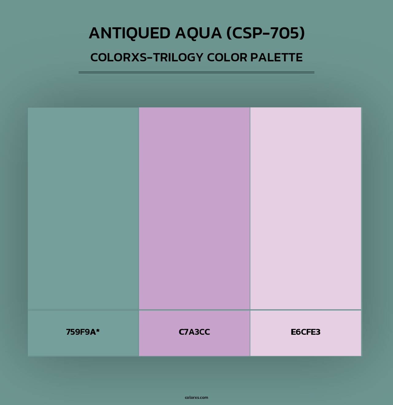 Antiqued Aqua (CSP-705) - Colorxs Trilogy Palette
