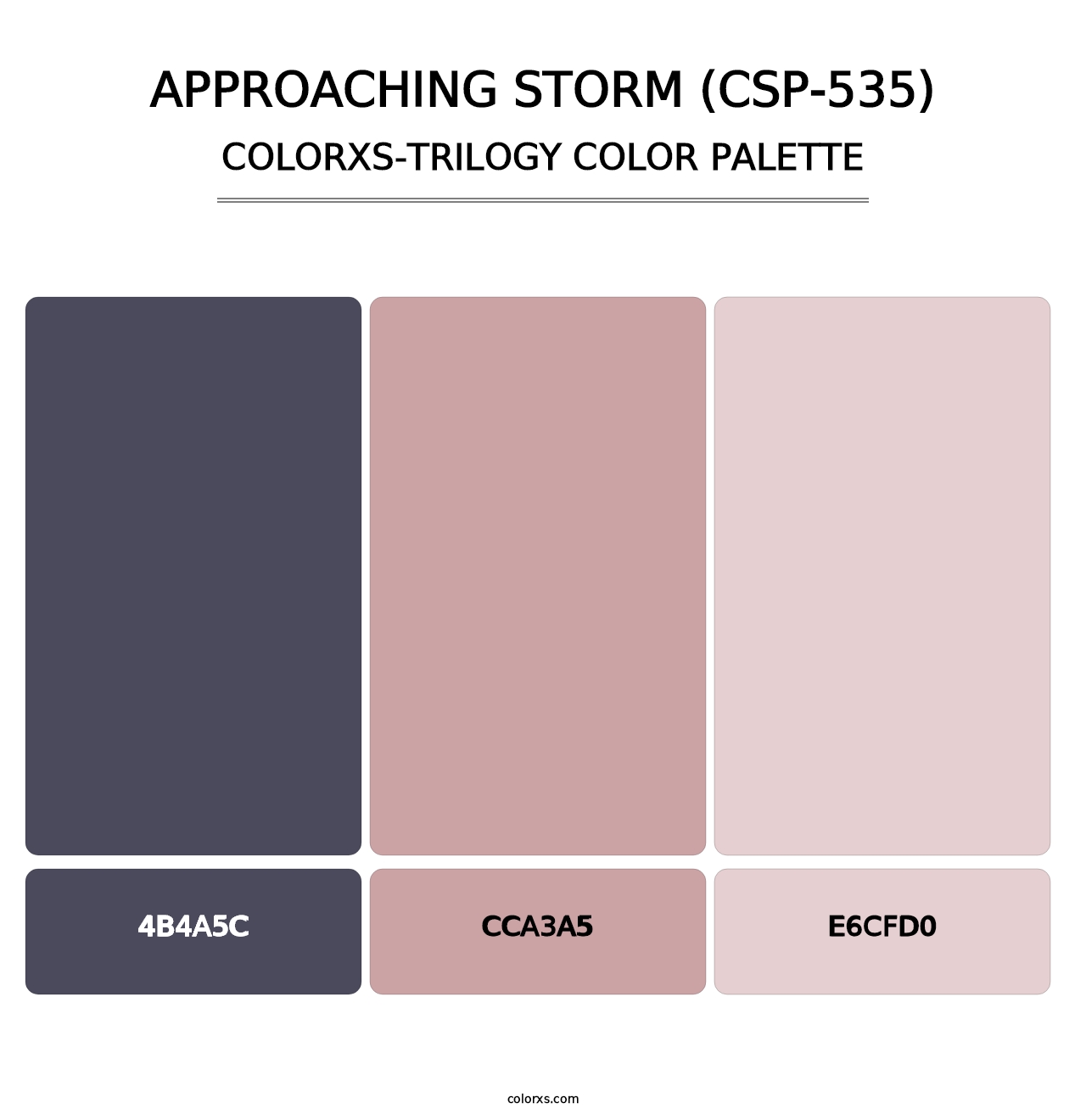 Approaching Storm (CSP-535) - Colorxs Trilogy Palette