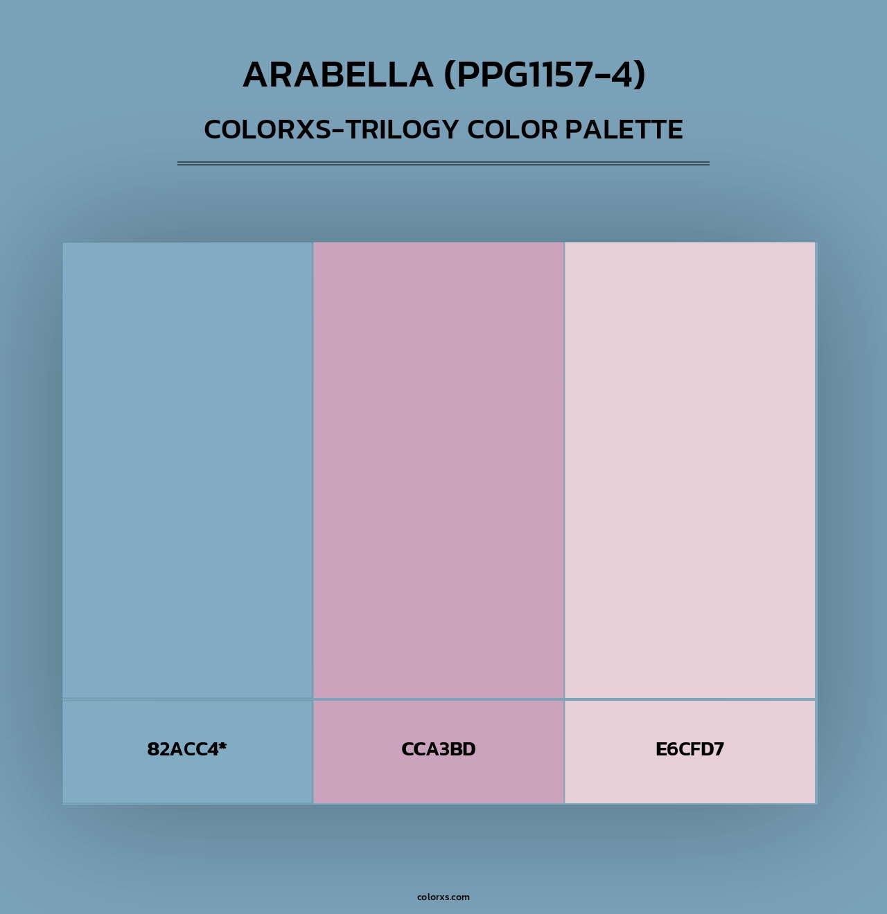 Arabella (PPG1157-4) - Colorxs Trilogy Palette