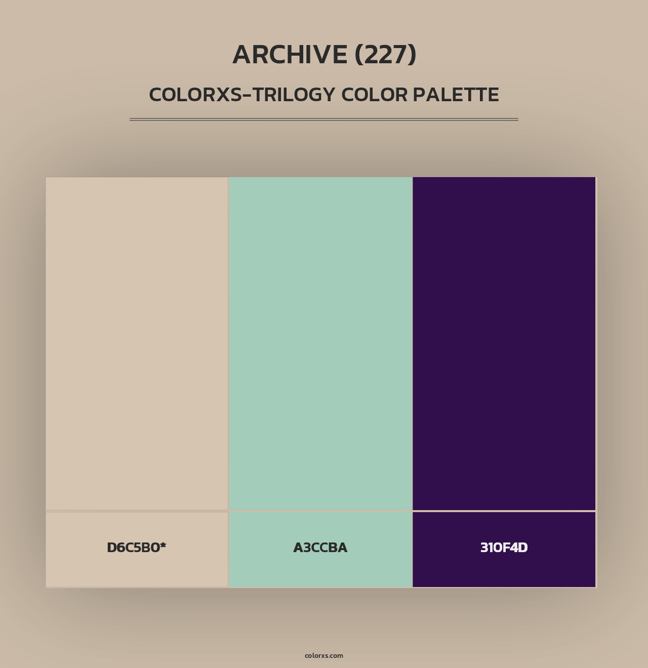 Archive (227) - Colorxs Trilogy Palette