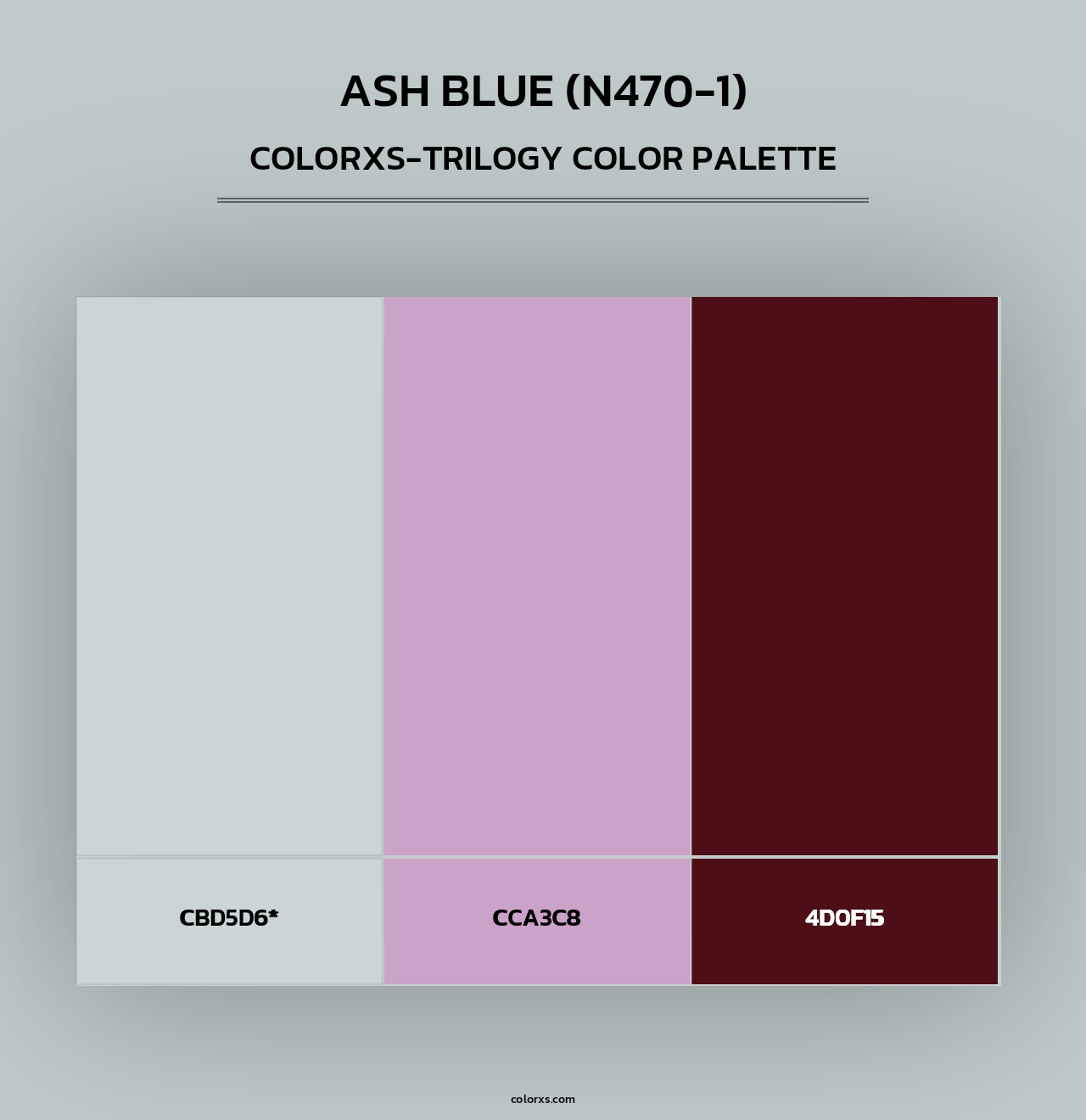 Ash Blue (N470-1) - Colorxs Trilogy Palette