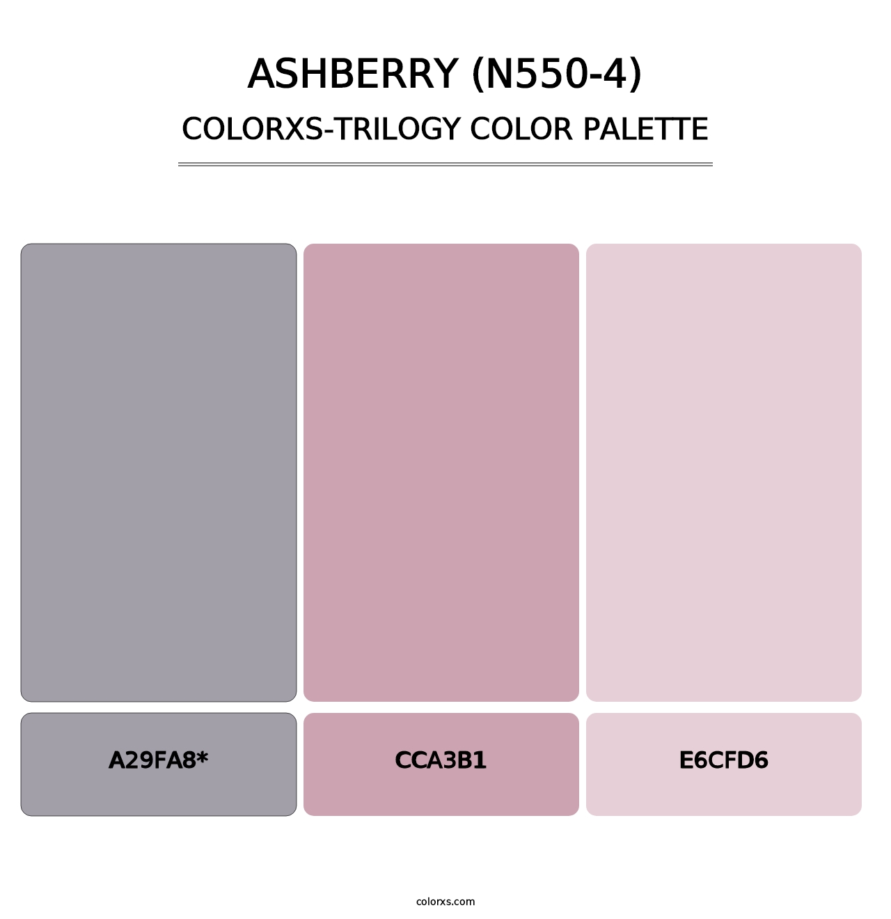 Ashberry (N550-4) - Colorxs Trilogy Palette