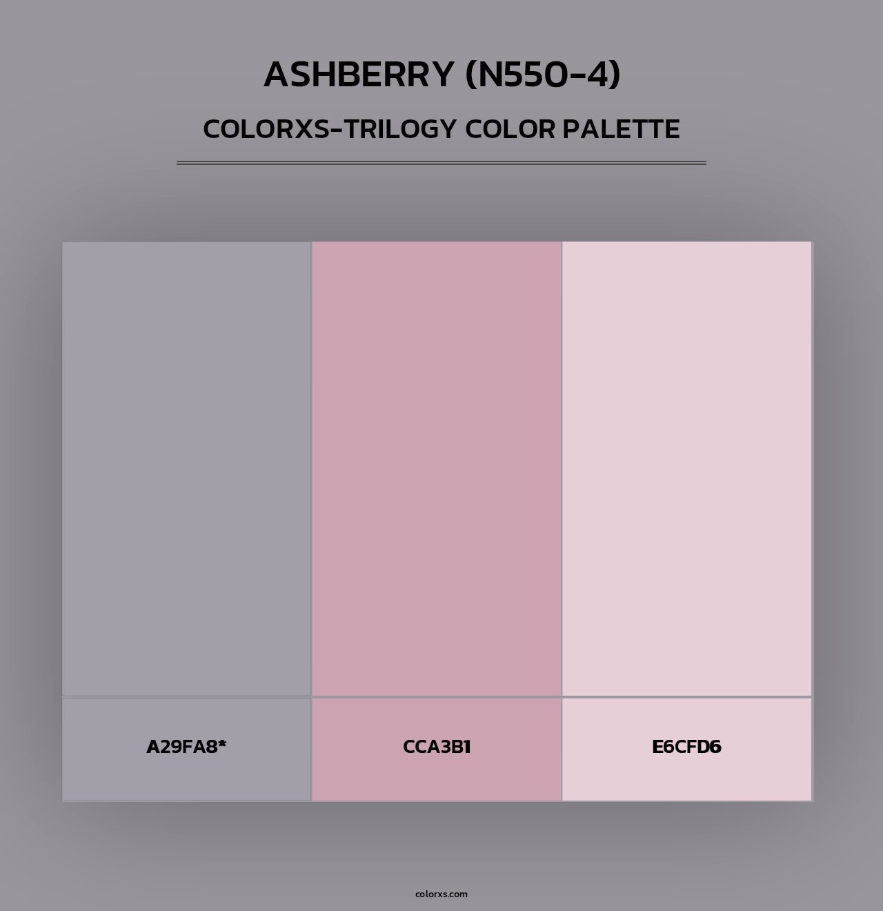 Ashberry (N550-4) - Colorxs Trilogy Palette