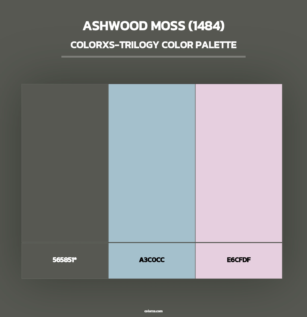 Ashwood Moss (1484) - Colorxs Trilogy Palette