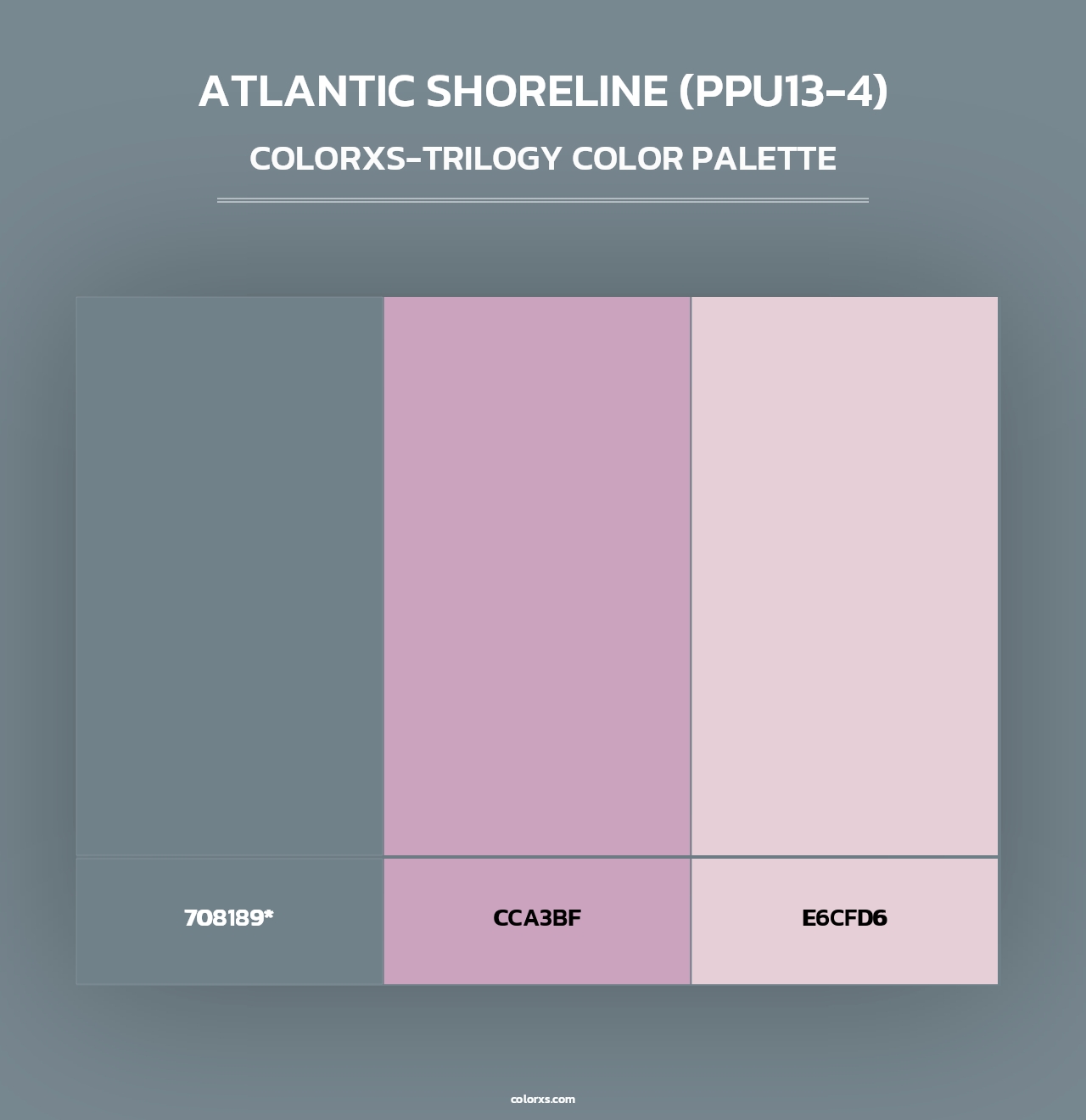 Atlantic Shoreline (PPU13-4) - Colorxs Trilogy Palette