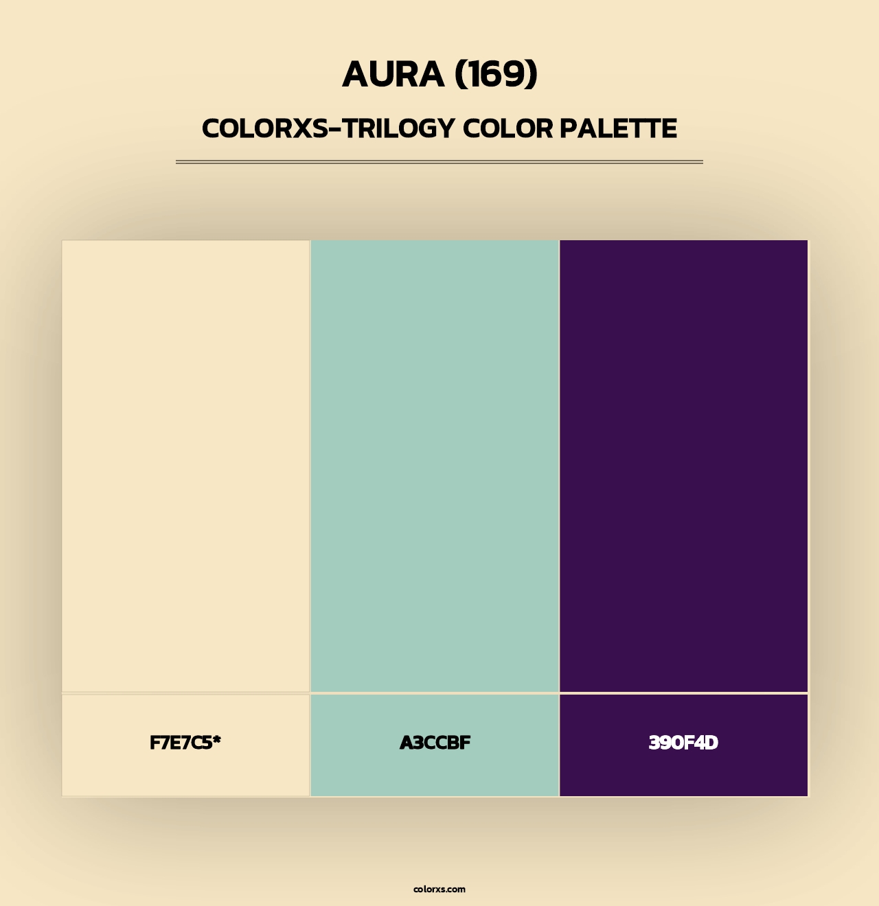 Aura (169) - Colorxs Trilogy Palette