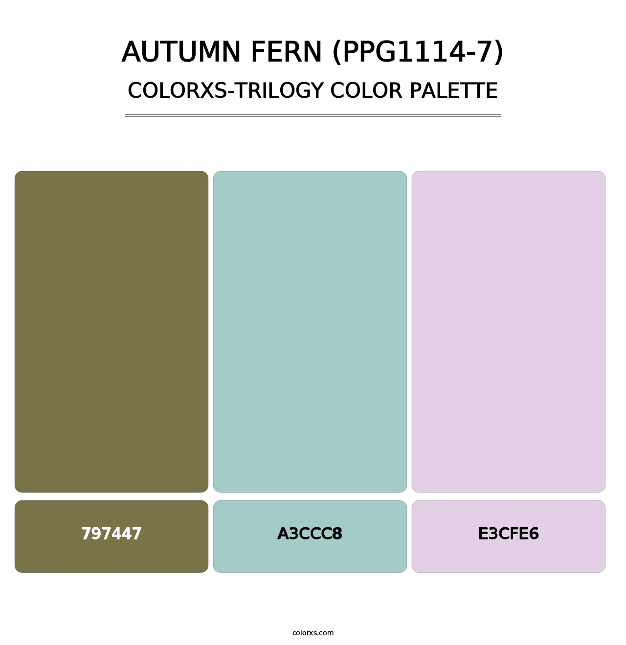 Autumn Fern (PPG1114-7) - Colorxs Trilogy Palette