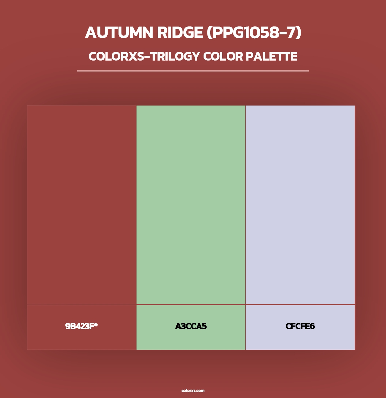 Autumn Ridge (PPG1058-7) - Colorxs Trilogy Palette