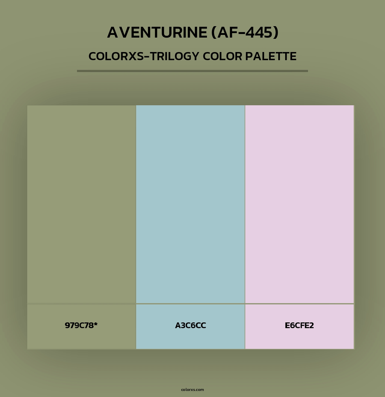Aventurine (AF-445) - Colorxs Trilogy Palette