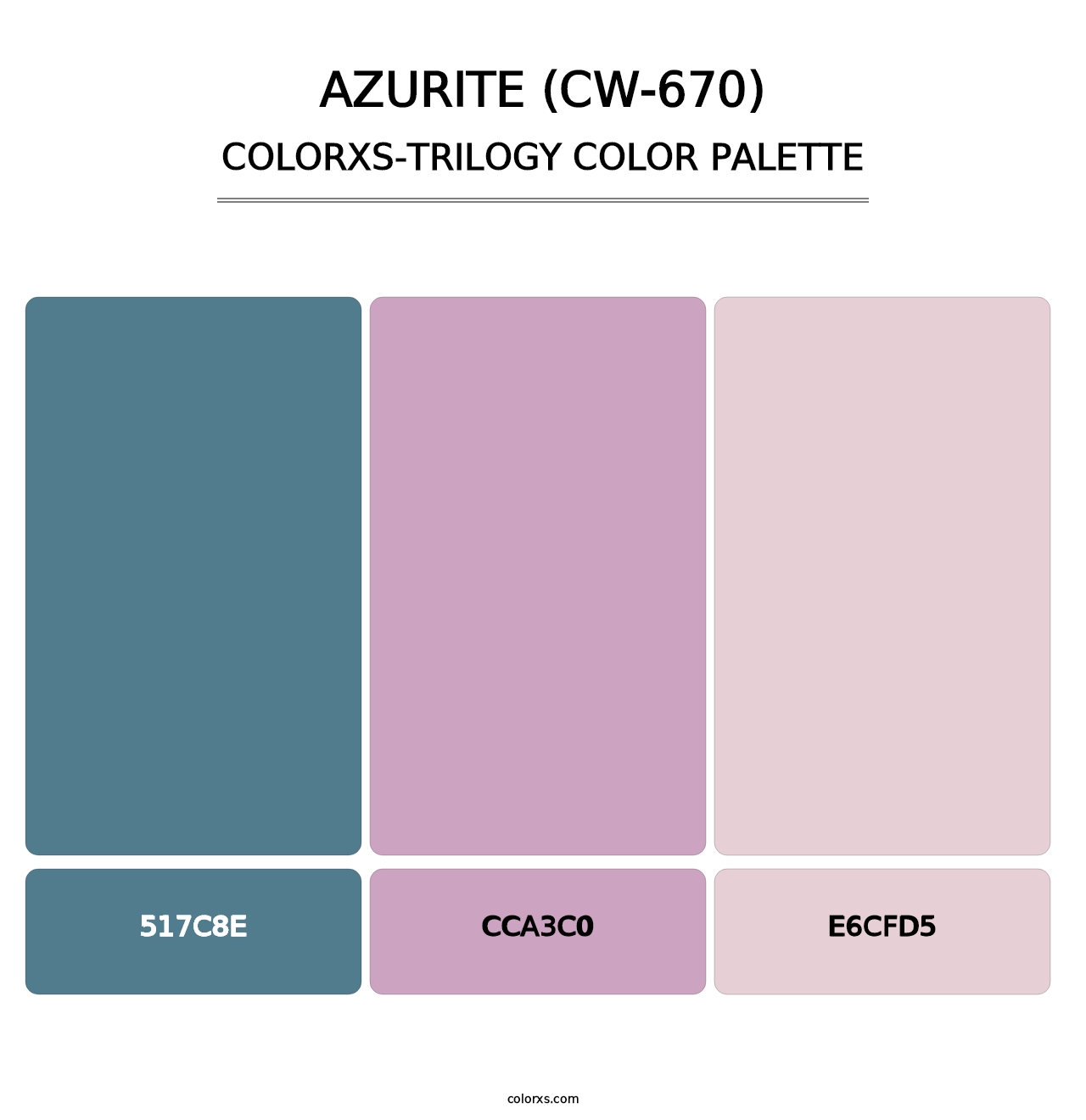Azurite (CW-670) - Colorxs Trilogy Palette