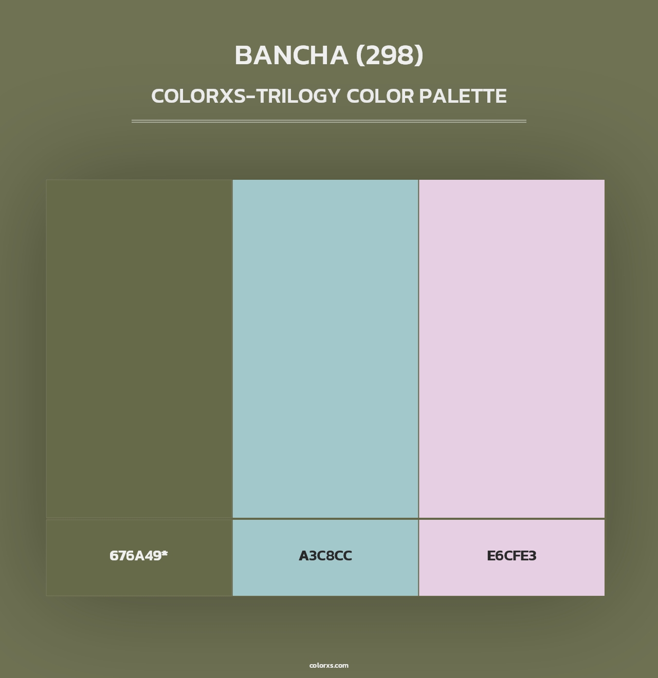 Bancha (298) - Colorxs Trilogy Palette