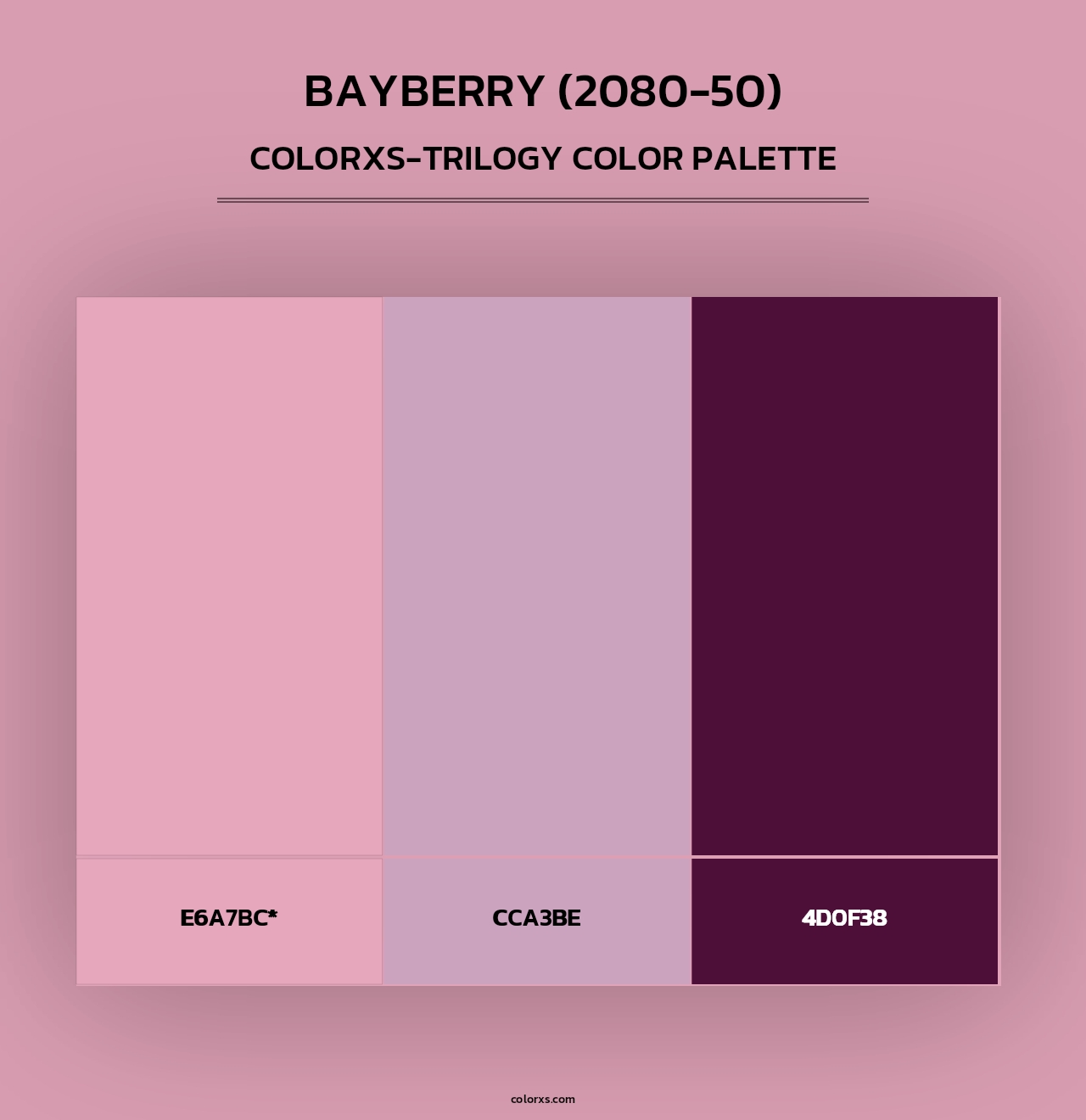 Bayberry (2080-50) - Colorxs Trilogy Palette