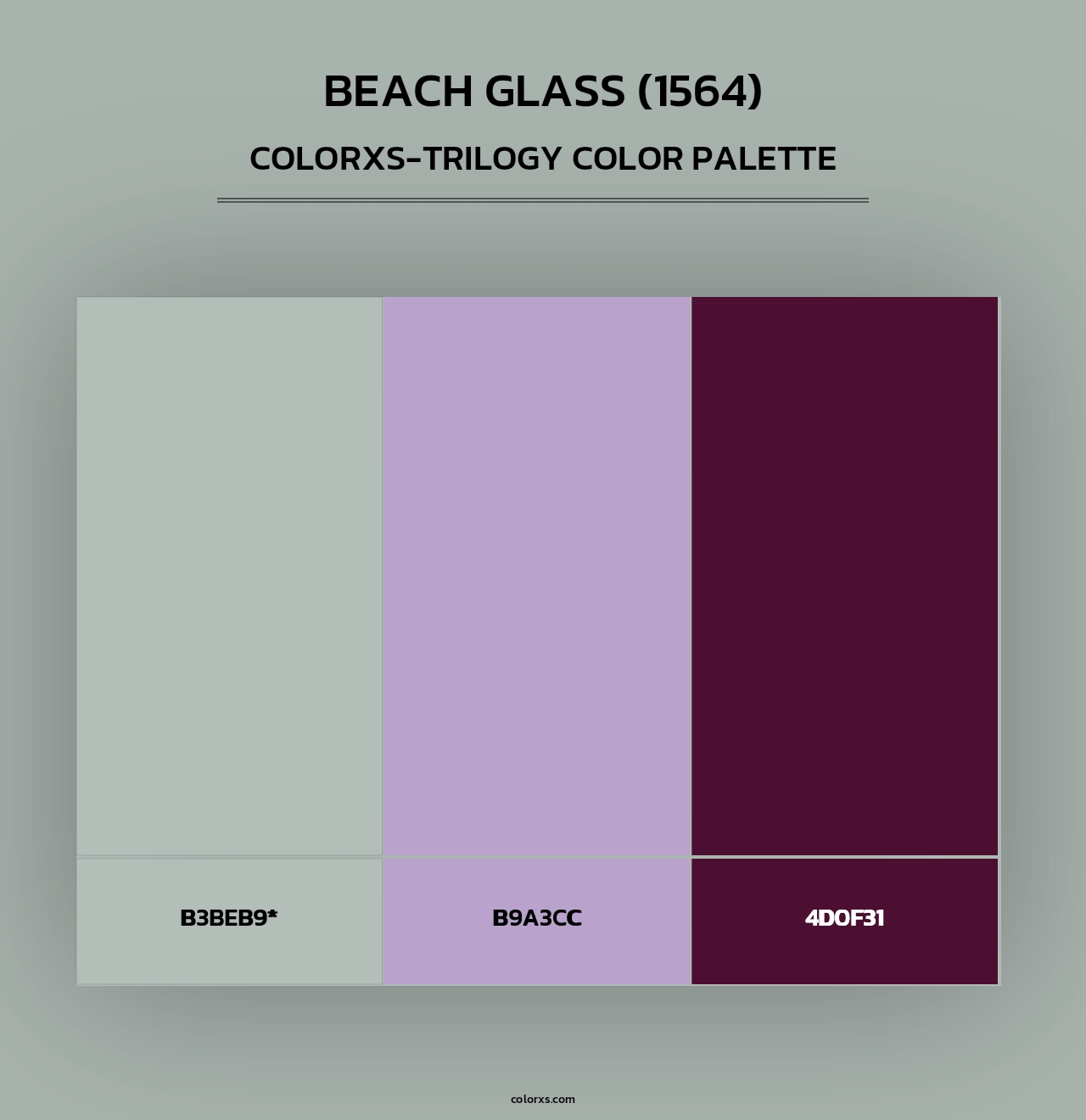 Beach Glass (1564) - Colorxs Trilogy Palette