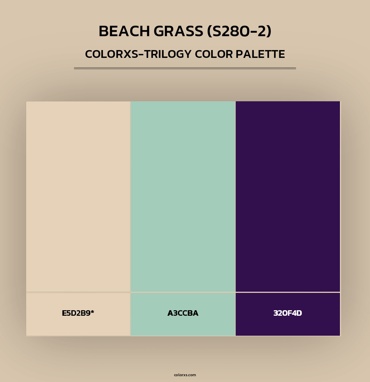 Beach Grass (S280-2) - Colorxs Trilogy Palette