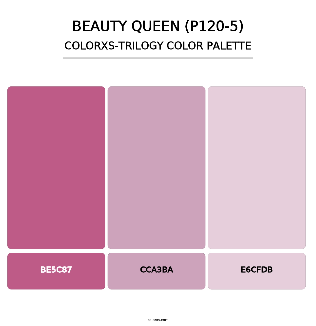 Beauty Queen (P120-5) - Colorxs Trilogy Palette