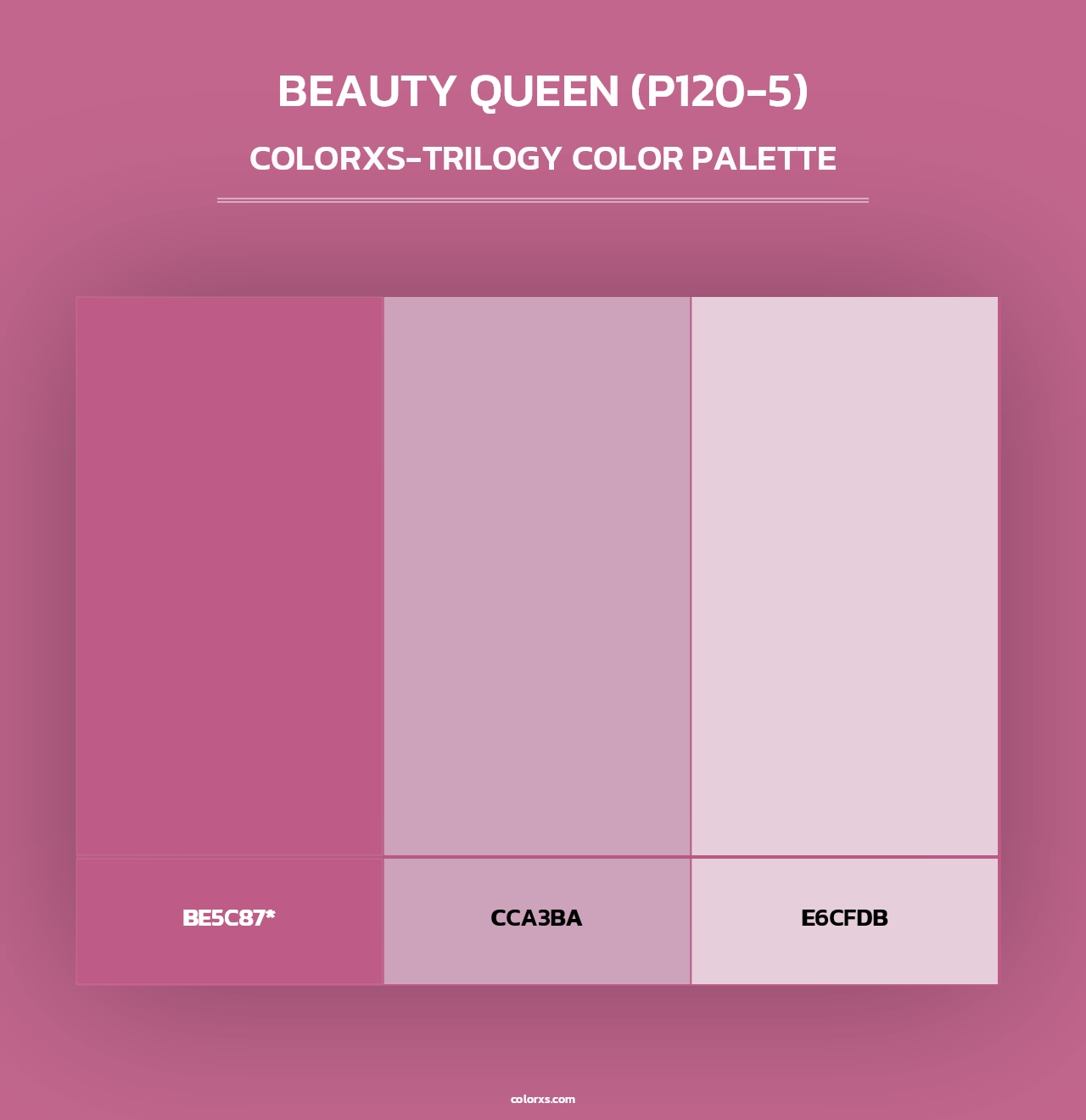 Beauty Queen (P120-5) - Colorxs Trilogy Palette